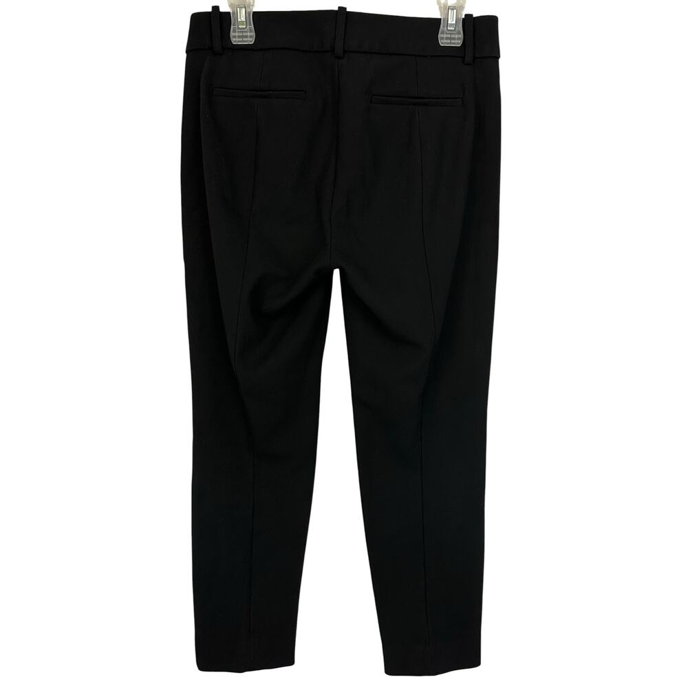 J. Crew Cameron Slim Cropped Pant Four Season Stretch Black G8547 Size 6 - Picture 6 of 9